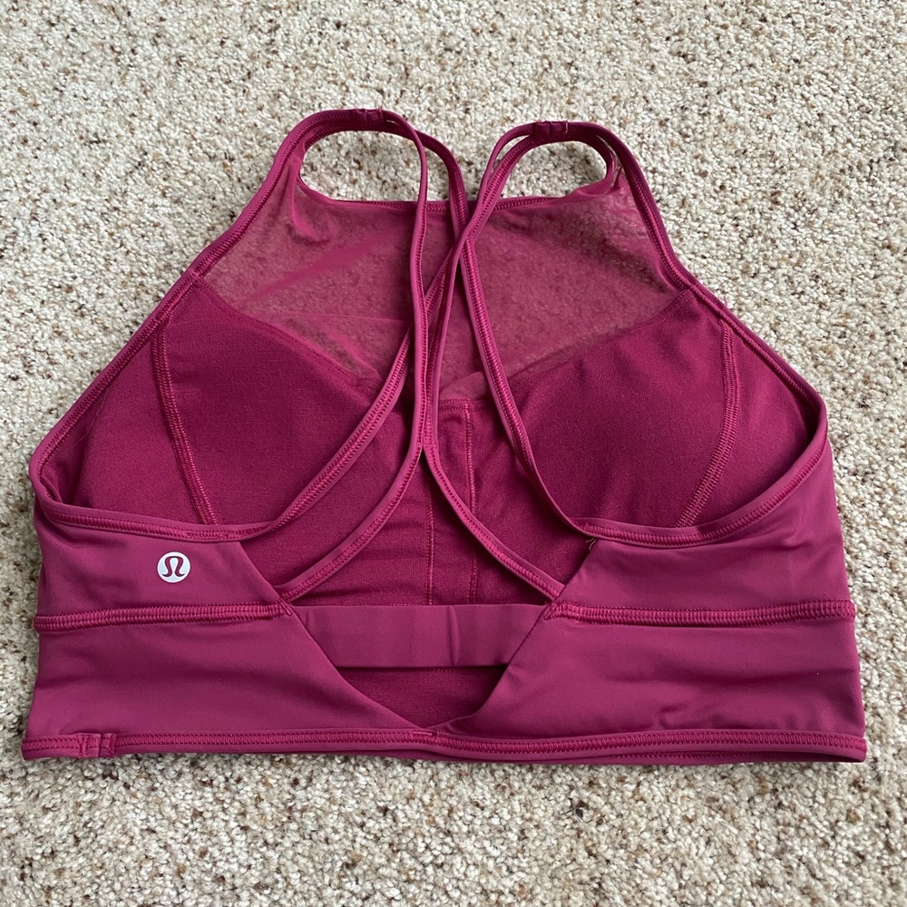 Lululemon sports bra- size 10- barely worn